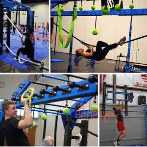 Berletyex maison de rebond commerciale <span class=keywords><strong>ninja</strong></span> guerrier équipement de parcours d'obstacles flottant pour adultes intérieur - Product Image 3