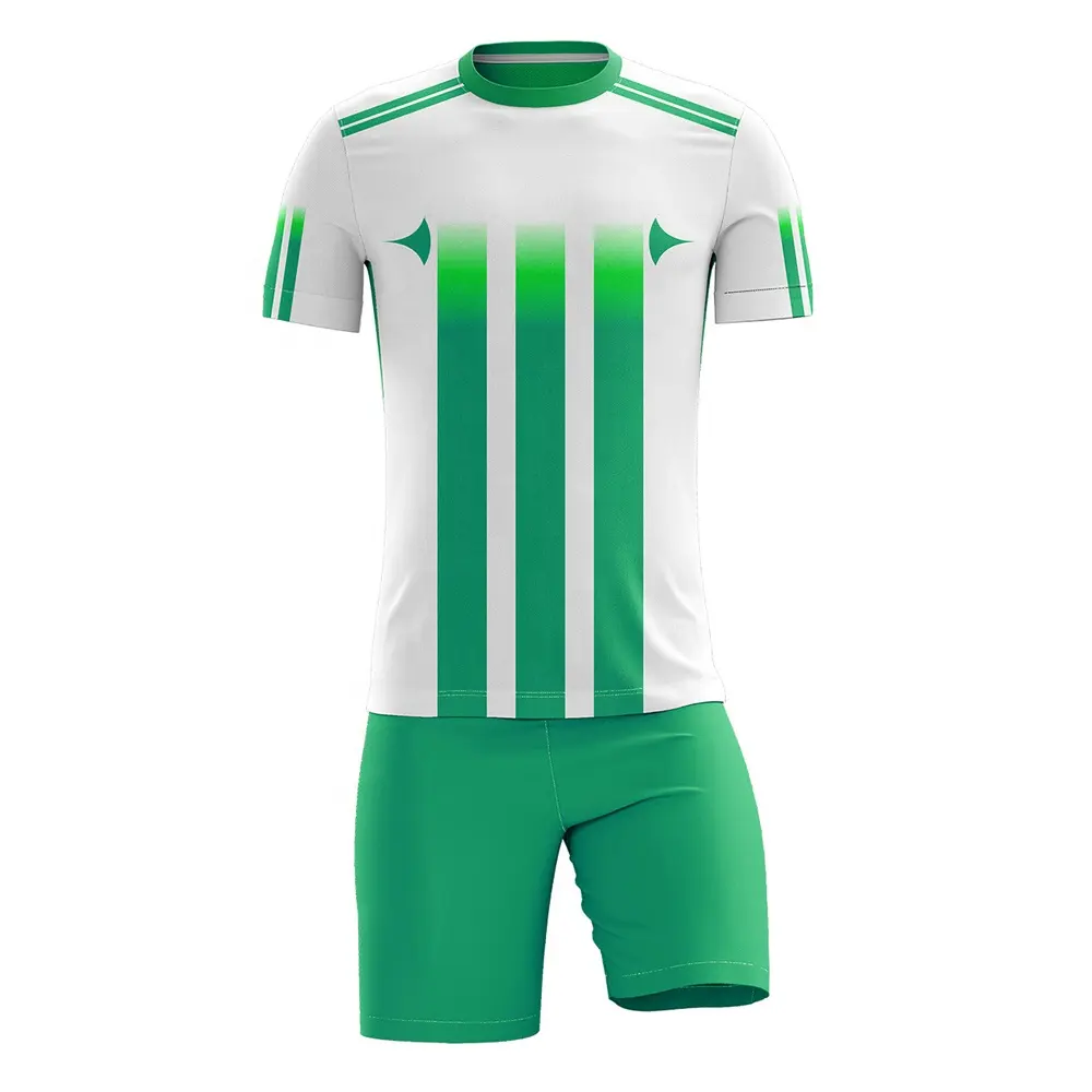 Venta al por mayor de uniformes de sublimación uniformes de fútbol Reversible camiseta de fútbol y pantalón de deportes al aire libre uniforme