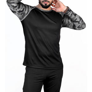 2025 hommes Slim Fit T-Shirts personnalisé Compression Gym Fitness vêtements de sport en gros OEM O cou vêtements Spandex/Polyester - Product Image 4