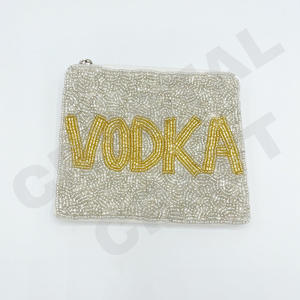 Pochette à monnaie rouge Whoop Portefeuille en perles de rocaille personnalisé Beau cadeau de maman-Conception de coeurs pour filles - Product Image 6