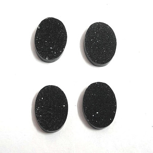 ดรูซี่หินสีดำธรรมชาติขนาด14x10มม. ทรงรีผลึกโมรา5.25 CZ อัญมณีหลวมสำหรับทำเครื่องประดับหินดรูซี่ - Product Image 3