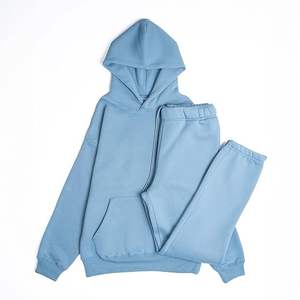 Survêtement personnalisé avec logo, molleton épais 500 g/m², coupe ample, jogging, ensemble de survêtement pour hommes - Product Image 1