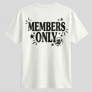 เสื้อยืดโอเวอร์ไซส์ทรงหลวมผ้าฝ้ายแท้ 100% คุณภาพสูง พิมพ์ลายได้ตามต้องการ สไตล์สตรีทแฟชั่นอเมริกัน - Product Image 2