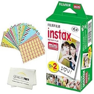 INSTAX <b>mini</b> instant film White Border, 20 shot Pack, suitable for all <b>mini</b> <b>cameras</b> and printers - Product Image 1