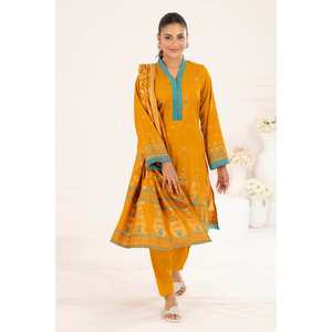 Traje Salwar Kameez Jacquard de 3 Piezas Sin Coser, Estilo Pakistaní, Rayón y Georgette CLP-52178B - Product Image 6