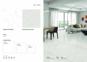 Dalles de sol en porcelaine brillante 1200x1200, solution élégante pour les murs et les sols - Product Image 1