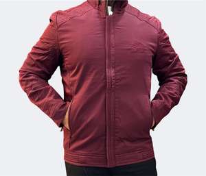 Veste de motard vintage décontractée pour homme Bearfit, automne, 100% coton, coupe ajustée, écologique, coupe-vent, respirante, fermeture éclair, service OEM - Product Image 5