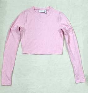 Camiseta Corta de Verano para Mujer, Nueva Moda, Lisa, Ajustada, Informal, Transpirable, de Manga Larga - Product Image 3