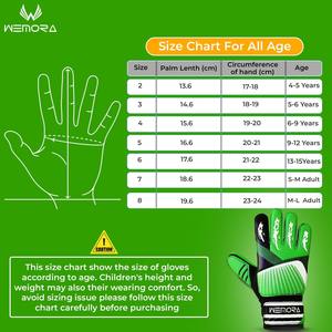 Gants de gardien de but de football professionnels de dernière génération, en latex de 4 mm, imperméables, à doigts entiers, avec sangle de poignet réglable - Product Image 4