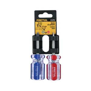 Set di cacciaviti per disarmatore Duo da 12 unità con manico in PVC 1/4X1 1/2 'in una comoda scatola