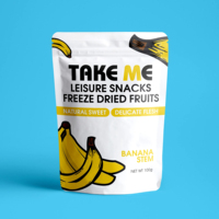 Sachets refermables personnalisés en PE pour aliments pour bébés, chewing-gums, snacks et fruits lyophilisés
