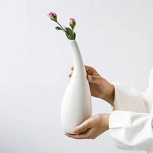 Jarrón de Flores de Cerámica Hecho a Mano de Alta Calidad al por Mayor para Decoración de Hoteles y Eventos, Diseño Moderno de Mediados de Siglo, Aspecto Lujoso y Ecológico - Product Image 2