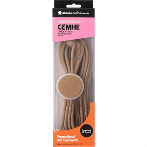 Set di Cavi USB Promozionali Eco-Friendly Gemma Cork - Product Image 3