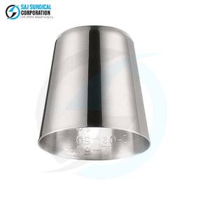 Marquages gradués de tasse de médecine manuelle d'acier inoxydable pour l'instrument chirurgical réutilisable de mesure liquide précise de médicament - Product Image 3