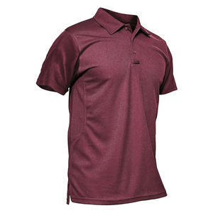 Camisetas Polo unisex personalizadas de manga corta talla grande diseño único al por mayor camisa de golf Lisa unisex con estampado de seda alta para hombre - Product Image 6