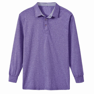 Nouvelle Arrivée 2026 – Polo Homme Sur Mesure en Coton Coupe Slim Manches Longues Toutes Tailles et Grandes Tailles – Personnalisable - Product Image 2