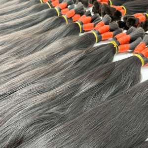 Cheveux vietnamiens de qualité supérieure, cheveux humains naturels en vrac, au meilleur prix, 100% cheveux vietnamiens naturels Remy - Product Image 2