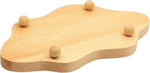 Plateau à bijoux en bois créatif, plateau décoratif en forme de nuage, plat à huile essentielle, présentoir à cristaux, petits plateaux, fournisseur en gros - Product Image 2