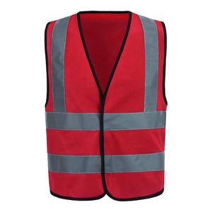 Red-Color New Tending Safety Clothing-Reflective Safety <b>Vest</b> Workwear <b>Men</b>-Construction For Led-Light Construction-Traffic Wear - Product Image 5
