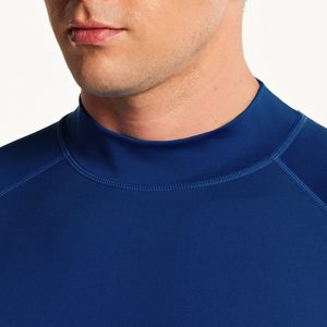 Wholesale High Quality Protection <b>Shirt</b> <b>Swim</b> <b>Shirt</b> Sun Protection Clothing Rashguard Short Sleeve Rash Guard for <b>Men</b> - Product Image 5