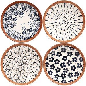 ชามผสมสลัดหวายเซรามิกพร้อมด้ามจับชามราเมงซุปผลไม้พอร์ซเลนอุปกรณ์ครัว - Product Image 1