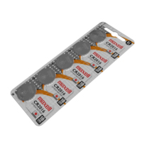 Pile bouton au lithium CR2016 3V fabriquée au Japon, emballage sous blister, durée de vie de 10 ans, pour lampe torche, télécommande, usage domestique