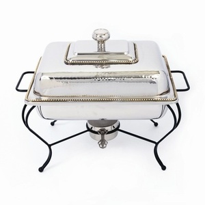 Wholesale Price Stainless Steel Chafing Dish with Foldable <b>Frame</b> and Compact Storage Design - Product Image 4