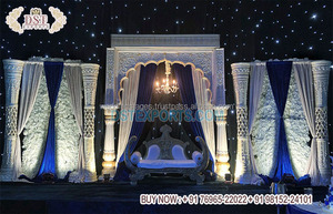 Scène de réception de mariage romantique thème Bollywood, scène de réception de mariage occidental - Product Image 3