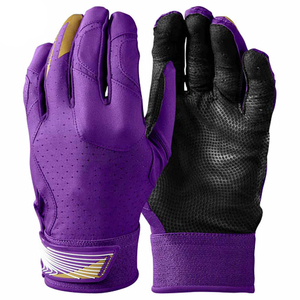 ถุงมือตีเบสบอลหนังพรีเมียม KATBROS INDUSTRIES ดีไซน์สำหรับคนถนัดทั้งสองมือ พร้อมที่รองรับข้อมือ ผ้าระบายอากาศดี ปิดด้วยแถบตีนตุ๊กแก - Product Image 4