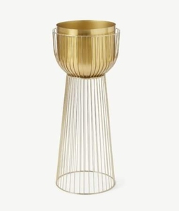 Grand pot de fleurs intérieur moderne en métal pour le jardin, le balcon et le toit des hôtels, des maisons et des centres de villégiature - Product Image 4