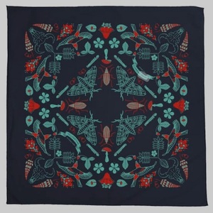 Coton biologique fait à la main prix d'usine carré porter doux logo personnalisé meilleur design de luxe impression numérique écharpe dernières écharpes - Product Image 3