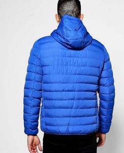 Veste matelassée d'hiver personnalisée OEM pour hommes duvet en polyester respirant avec fermeture à glissière pour l'extérieur et la randonnée - Product Image 2