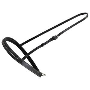 Noche estrellada Cuero negro Banda para la nariz occidental Caballos Calzones Tamaño completo Banda para la nariz ecuestre Puntos de acero inoxidable Calidad Premium - Product Image 5