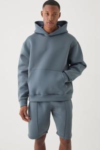 Sweat-shirt et sweat à capuche pour homme en polyester/coton lavé, look confortable et élégant, service OEM, logo personnalisé disponible - Product Image 3