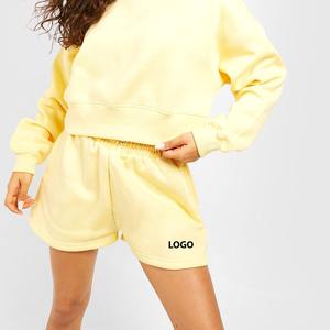 Shorts d'été pour femmes, vêtements de sport avec poches, 100% coton, polaire, vêtements décontractés, respirant, nouveaux shorts vierges pour femmes - Product Image 1