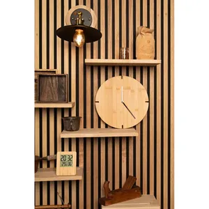 Horloge murale en bambou Tokei - Design écologique et durable - Product Image 4