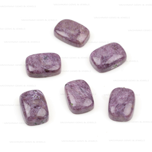 Cojín de charoita púrpura Natural de 10x14mm de alta calidad, cabujón con parte posterior plana, piedras preciosas sueltas, venta al por mayor, fabricación de piedras preciosas a granel - Product Image 2