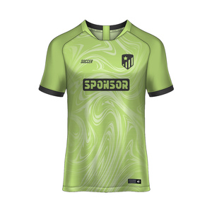 Soccer Sportswear <b>Factory</b> Sublimation mesh Soccer Teamwear New Design OEM Custom design Men Street Wear Football Shirt - Product Image 1