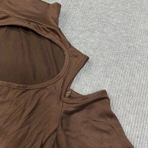 บอดี้สูทชิ้นเดียวชุดว่ายน้ำสตรีแบบเต็มตัวผ้าคอตตอนระบายอากาศได้ดี - Product Image 4