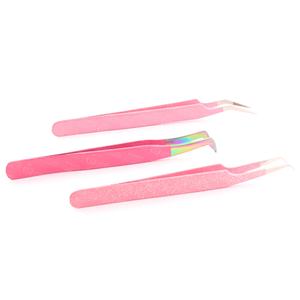 Pinzas para pestañas, 2 piezas, bolsa dorada, embalaje, pinzas seguras, puntas contra arañazos, diseño personalizado, Etiqueta Privada - Product Image 5