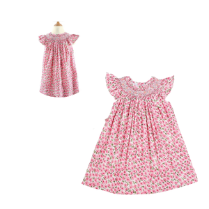 Buen precio niñas vestidos Smocked ODM y OEM para bebé niña manga corta hecho en Vietnam fabricante producto más vendido - Product Image 6