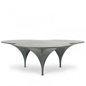 style living room furniture round modern Silver metal legs Modern Metal Side <b>Table</b> - Product Image 6