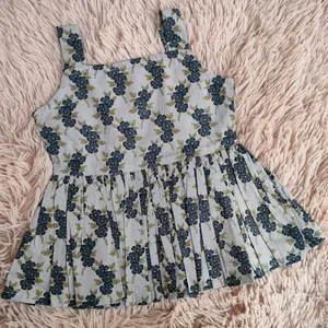 Good Design Cat and Jack Little Girls Dress Size 12M Sleeveless Multi Colored Floral Summer Dress