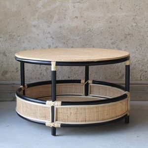 Escritorio de oficina con acabado de ratán, mesa de muebles de madera con soportes de almacenamiento, estantes, escritorios de ordenador, trabajo para oficina, estable moderno - Product Image 2