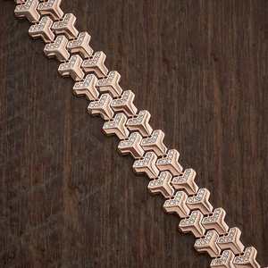 Zinc Alloy Geometric Charm <b>Bracelet</b> 182784 Vintage Religious Trendy <b>Copper</b> & Stainless Steel Bangles - Product Image 3
