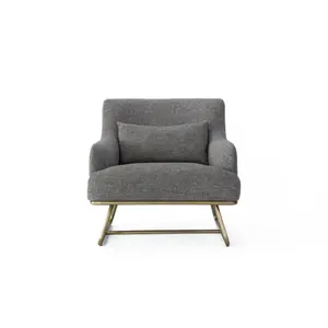 Mono Fauteuil Comfortabeler Modern Stijlvol Compact Formaat En Houten Frame Middenrug Ondersteuning Elegante Uitstraling