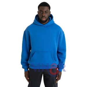 Sweat à capuche surdimensionné personnalisé brodé, respectueux de l'environnement, manches longues, pull ample, décontracté, tendance, fabriqué en tissu français 100% coton - Product Image 1