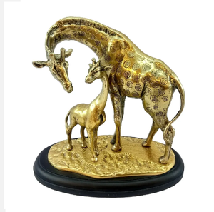 Estatuilla decorativa antigua de pájaro en rama, estatua de Animal, acabado pulido de latón macizo, estatuilla decorativa artesanal - Product Image 3