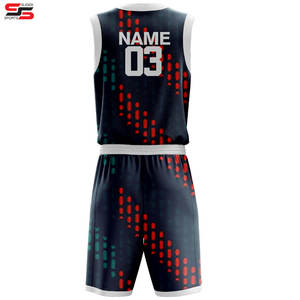 Baloncesto Jersey Hombres Tackle Sarga Bordado Baloncesto Desgaste Malla Baloncesto Ropa Uniforme Camisas - Product Image 2