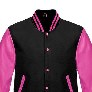 Chaquetas Casuales Personalizadas para Hombre, Estilo Urbano, Chaquetas Universitarias de Cuero, Chaqueta Bomber Universitaria para Hombre - Product Image 3